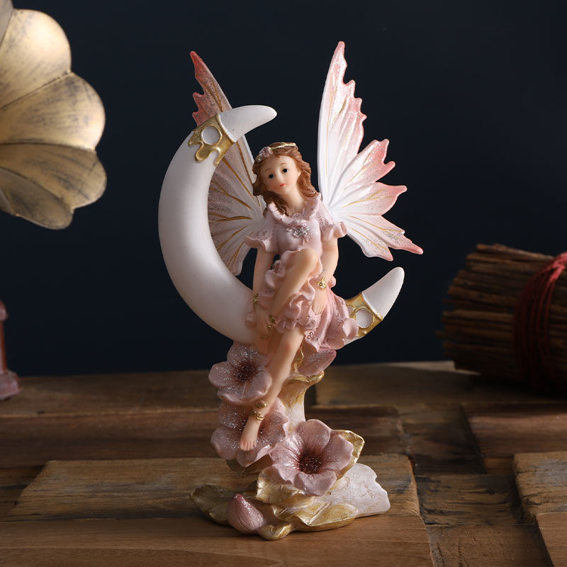 Home Decor Za - Статуэтка Nordic Angel Fairy Garden, статуя