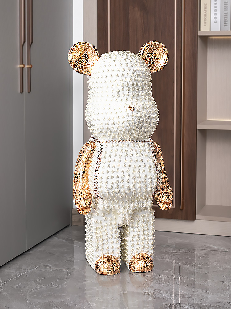 Home Decor Y2K - Мультяшный медведь, орнамент, домашний декор, статуи,