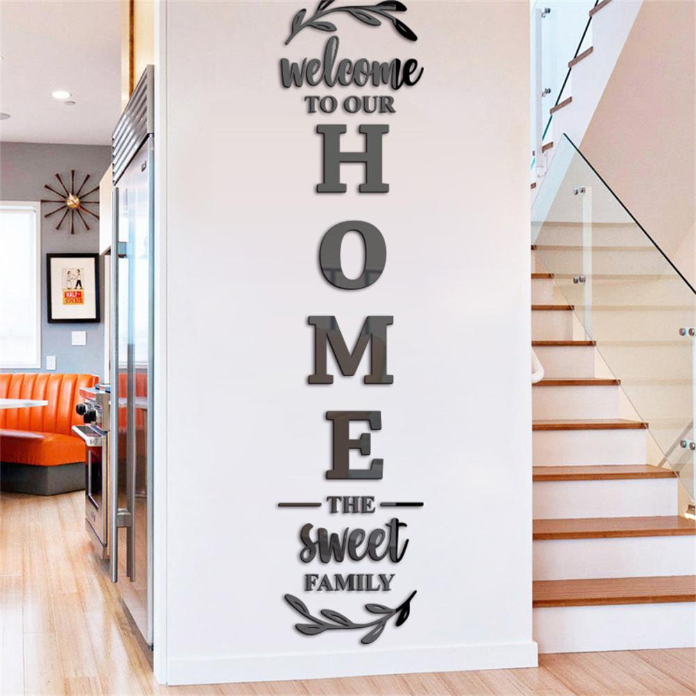 Home Decor Y2K - 3D зеркальная наклейка на стену с
