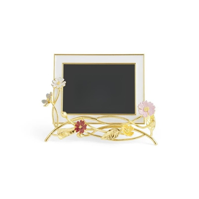 Bamboo Photo Frame - Декоративная фоторамка с рисунком диких цветов,