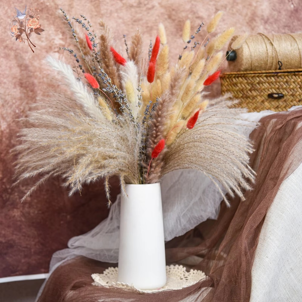 Натуральный букет из сушеных ц – обзор и цена Pampas Grass Decor