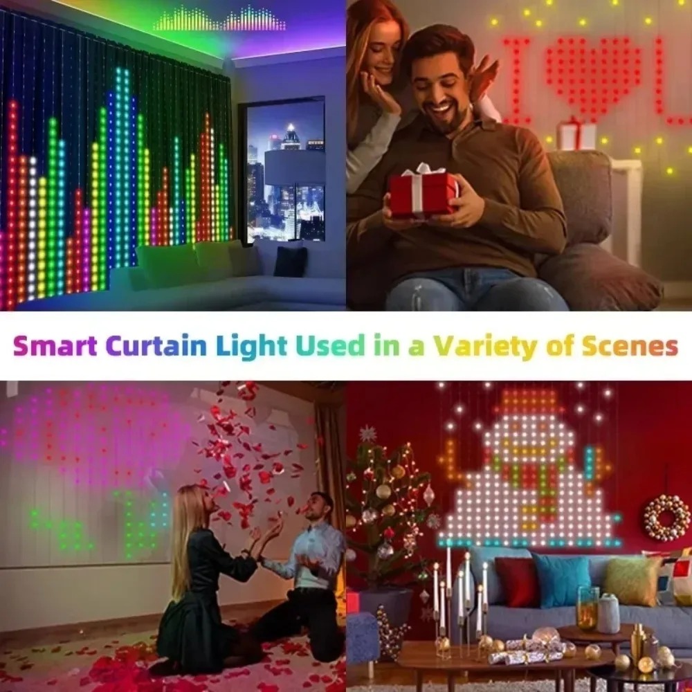 Светодиодные пиксельные шторы  – обзор и цена Home Decor Free App