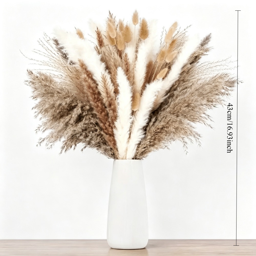 Букет из сухоцветов: коричнева – обзор и цена Pampas Grass Decor