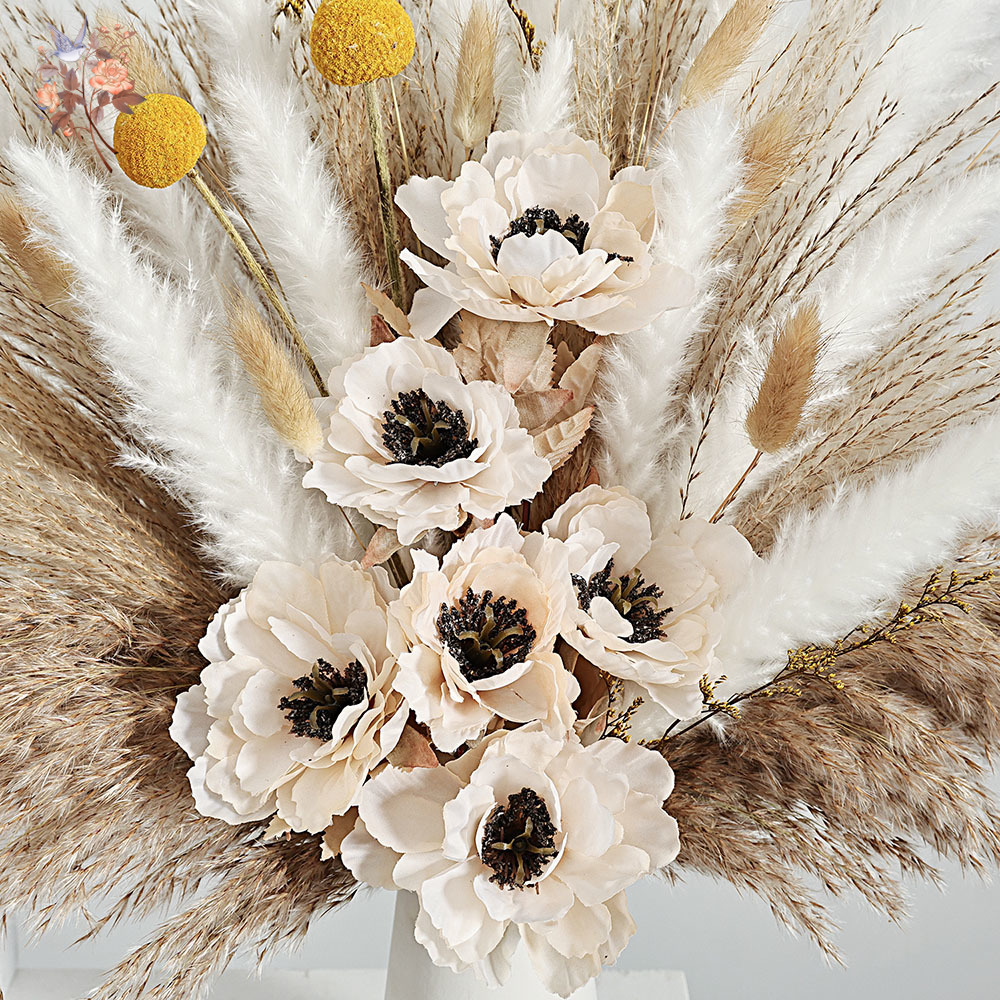 55 шт., букет искусственных цв – обзор и цена Pampas Grass Decor