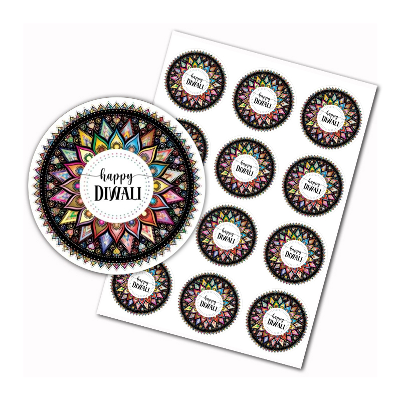 Наклейки с надписью Happy Diwa – обзор и цена Home Decor Indonesia