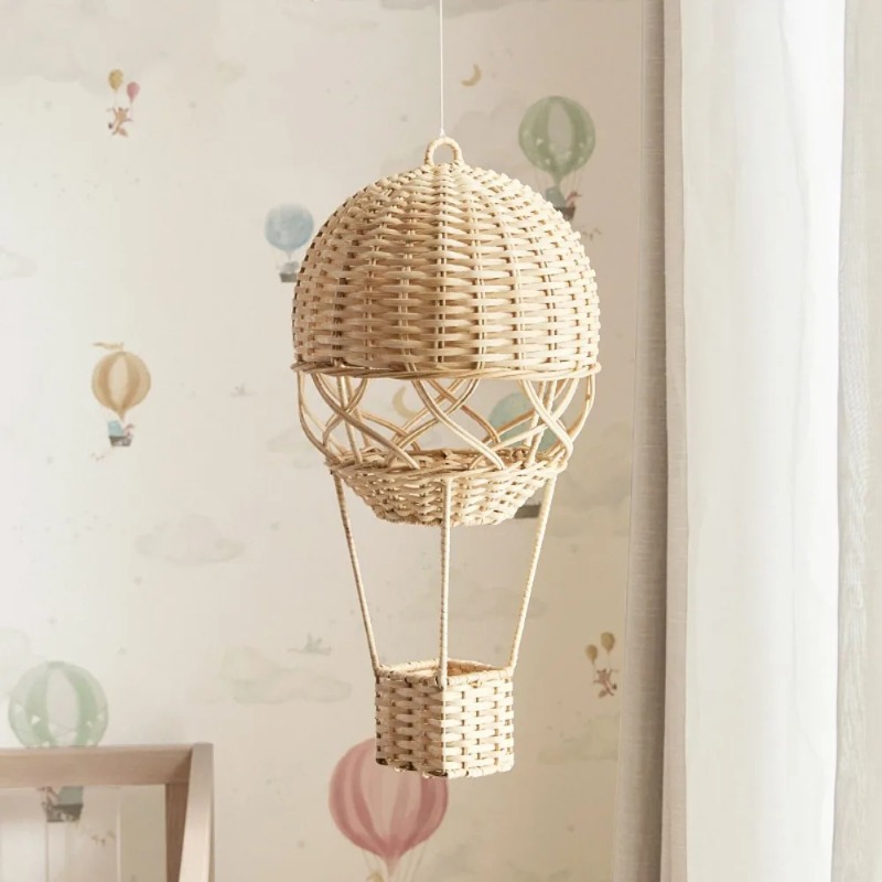 Плетеная корзина-воздушный шар – обзор и цена Rattan Plant Basket