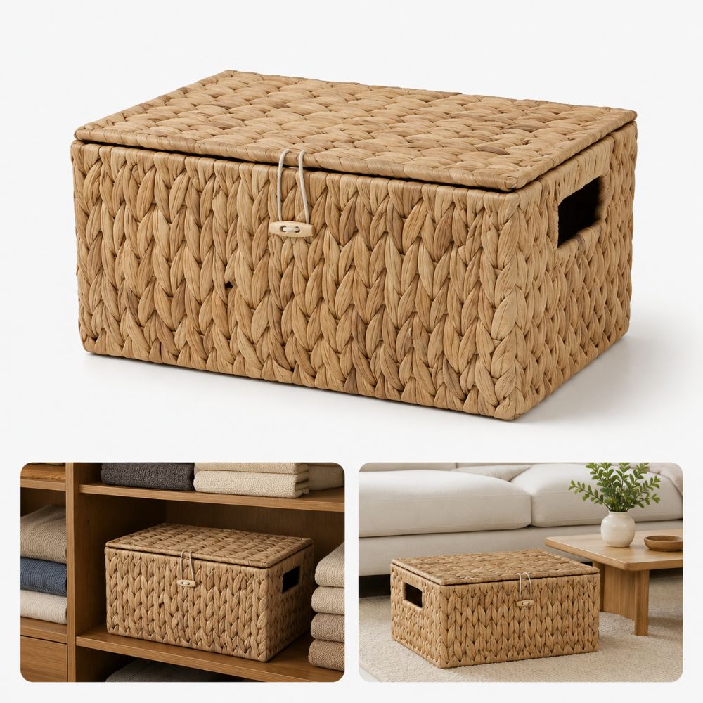 Плетеная корзина для хранения  – обзор и цена Rattan Plant Basket
