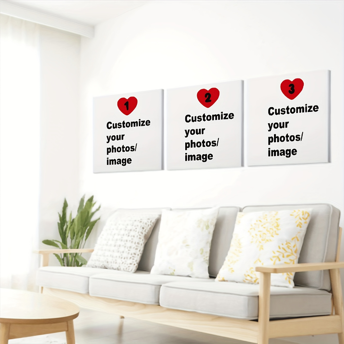 3 шт./компл., квадратный холст – обзор и цена Home Decor Theme